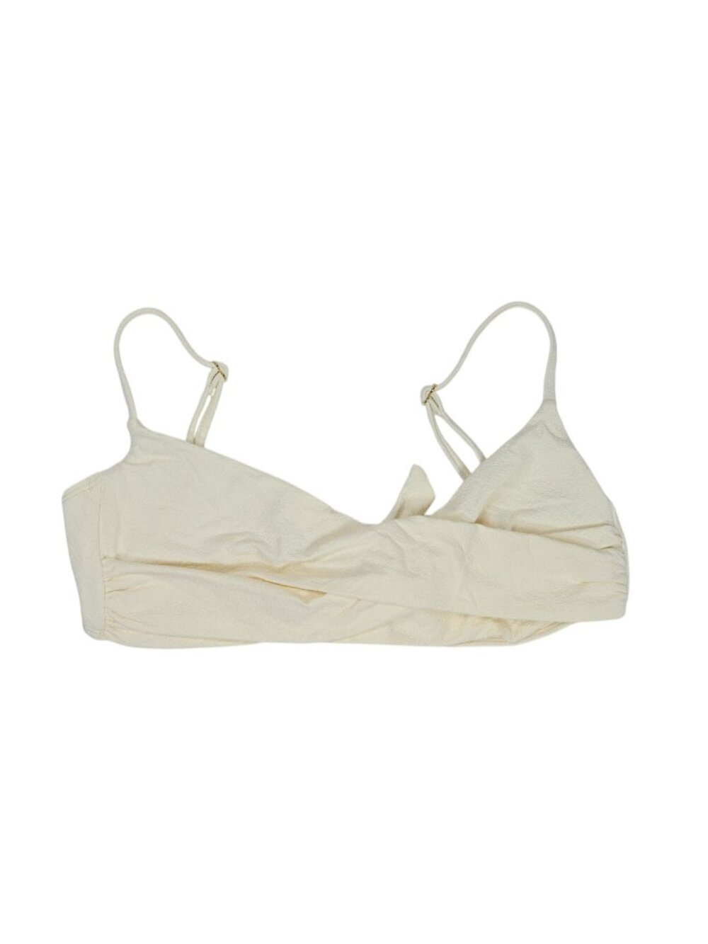 MONDAY Swimwear Bordeaux Top in Ivory Boucle